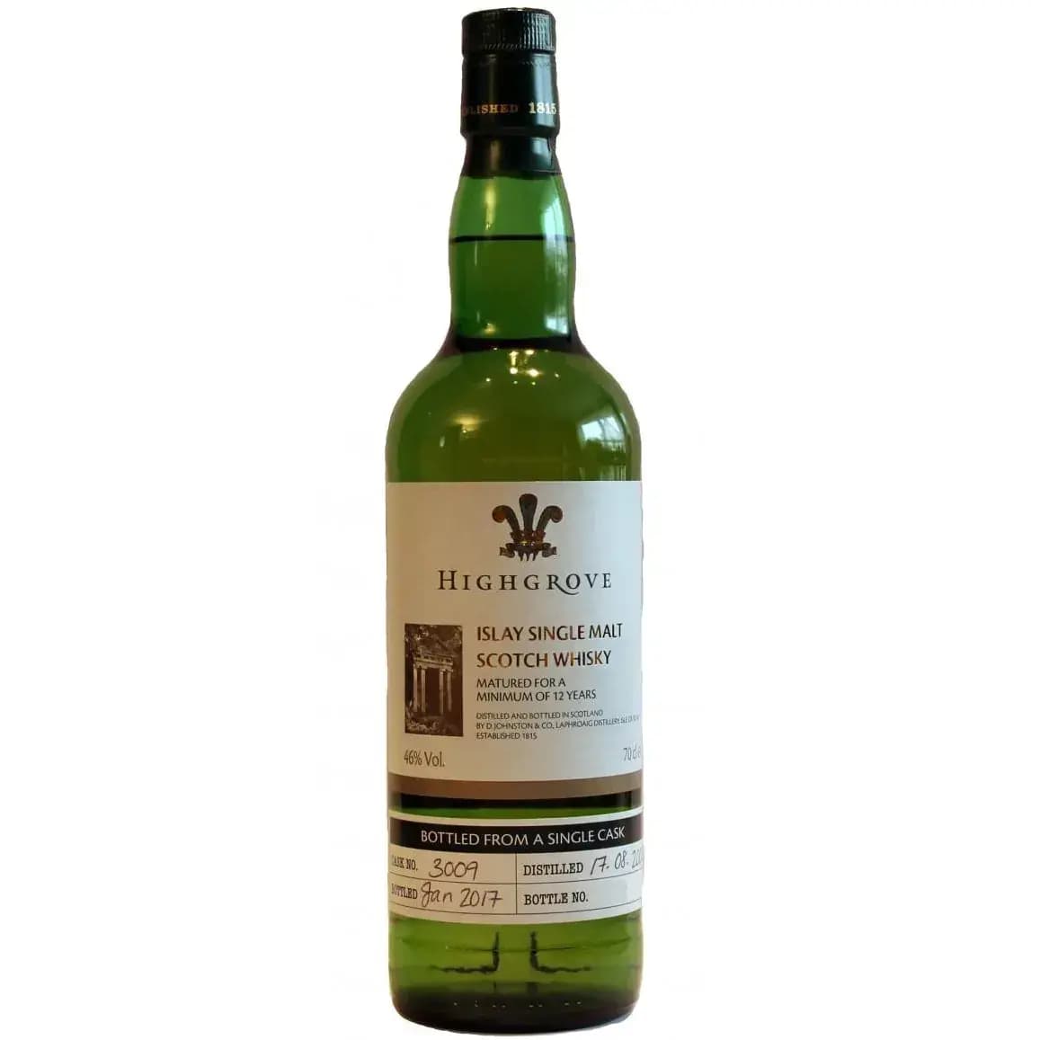 Laphroaig 12 Years Old 2004 Highgrove Cask Nr.3009