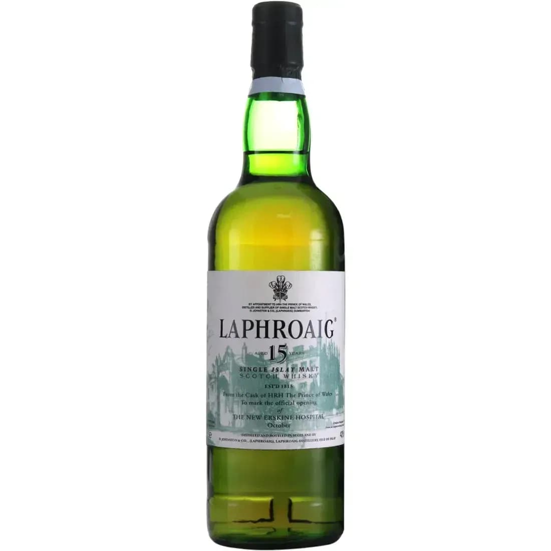 Laphroaig 15 Years Old Hrh The Prince Of Wales Donated To The Erskine 2000 Appeal 'Mansion'