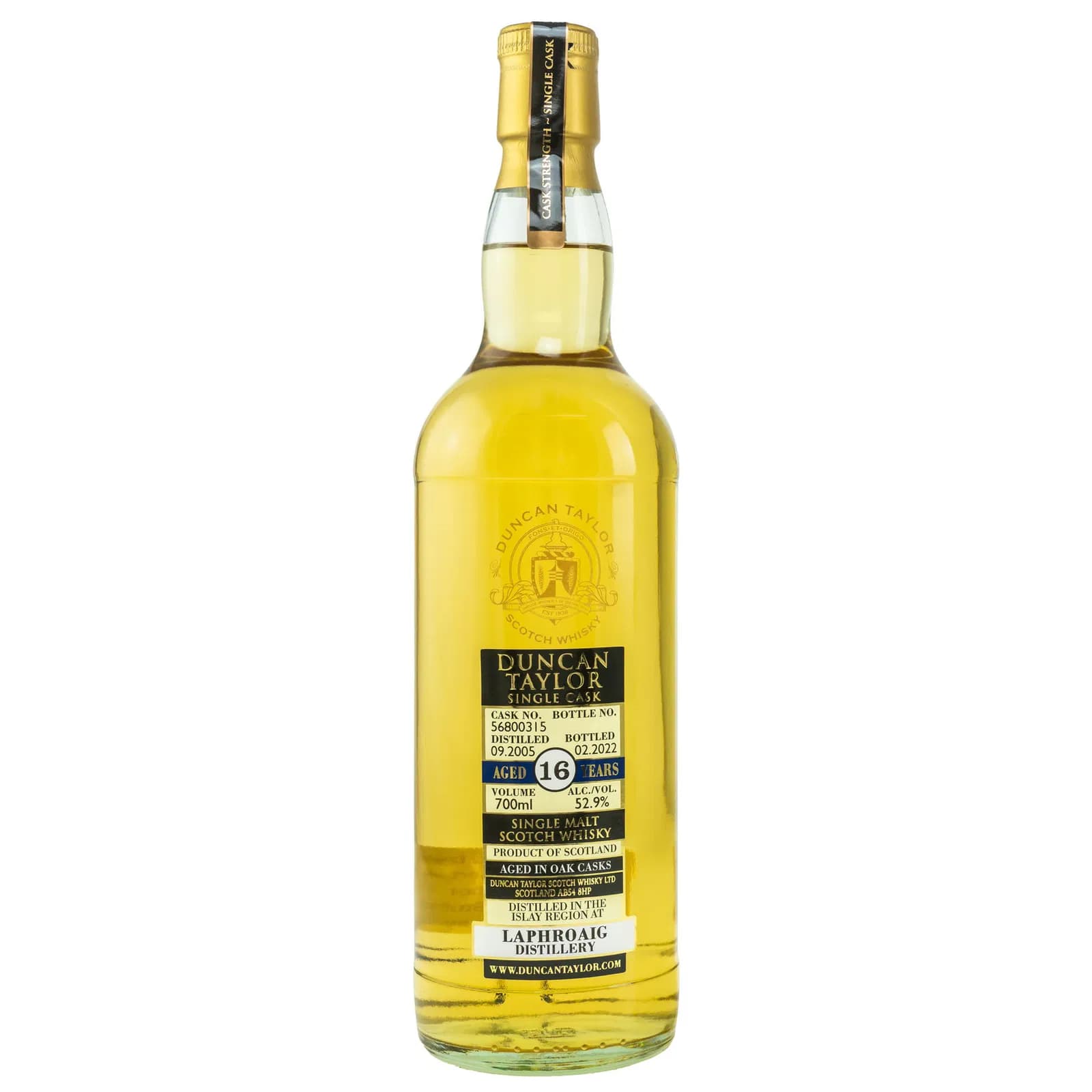 Laphroaig 16 Years Old 2005 Single Cask Duncan Taylor 56800315