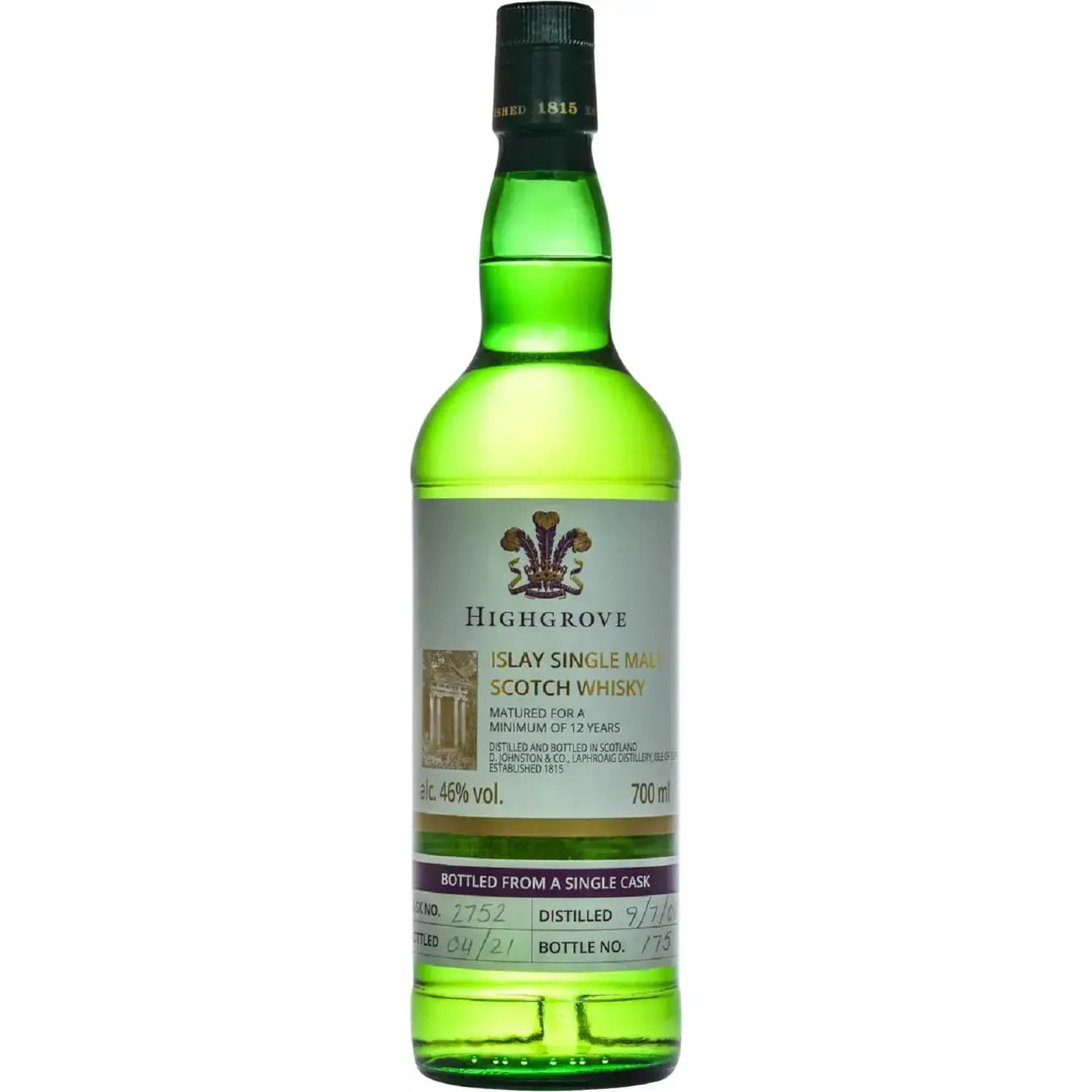Laphroaig 2008 Highgrove Cask Nr.2752