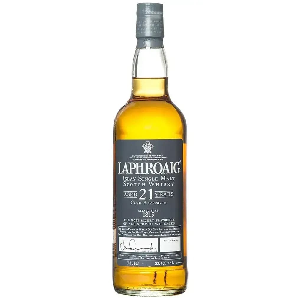 Laphroaig 21 Years Old Heathrow Cask Strength