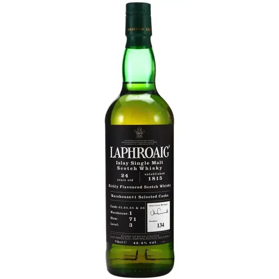 Laphroaig 24 Years Old Warehouse #1 Cask Nr.62