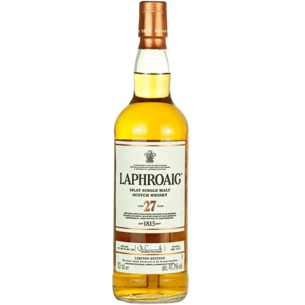 Laphroaig 27 Years Old Limited Edition