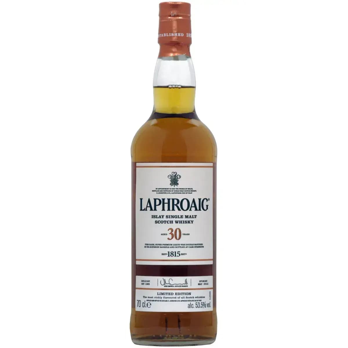 Laphroaig 30 Years Old Limited Edition