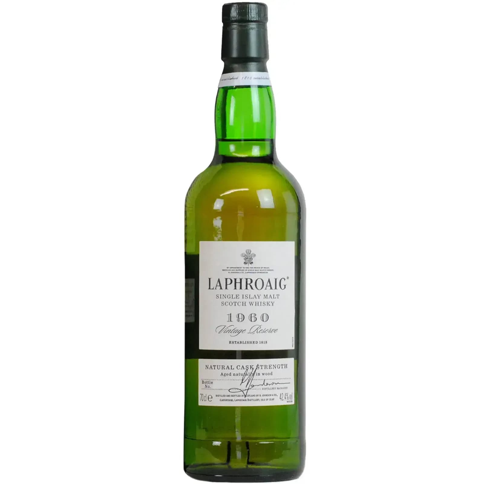 Laphroaig 40 Years Old 1960 Vintage Reserve