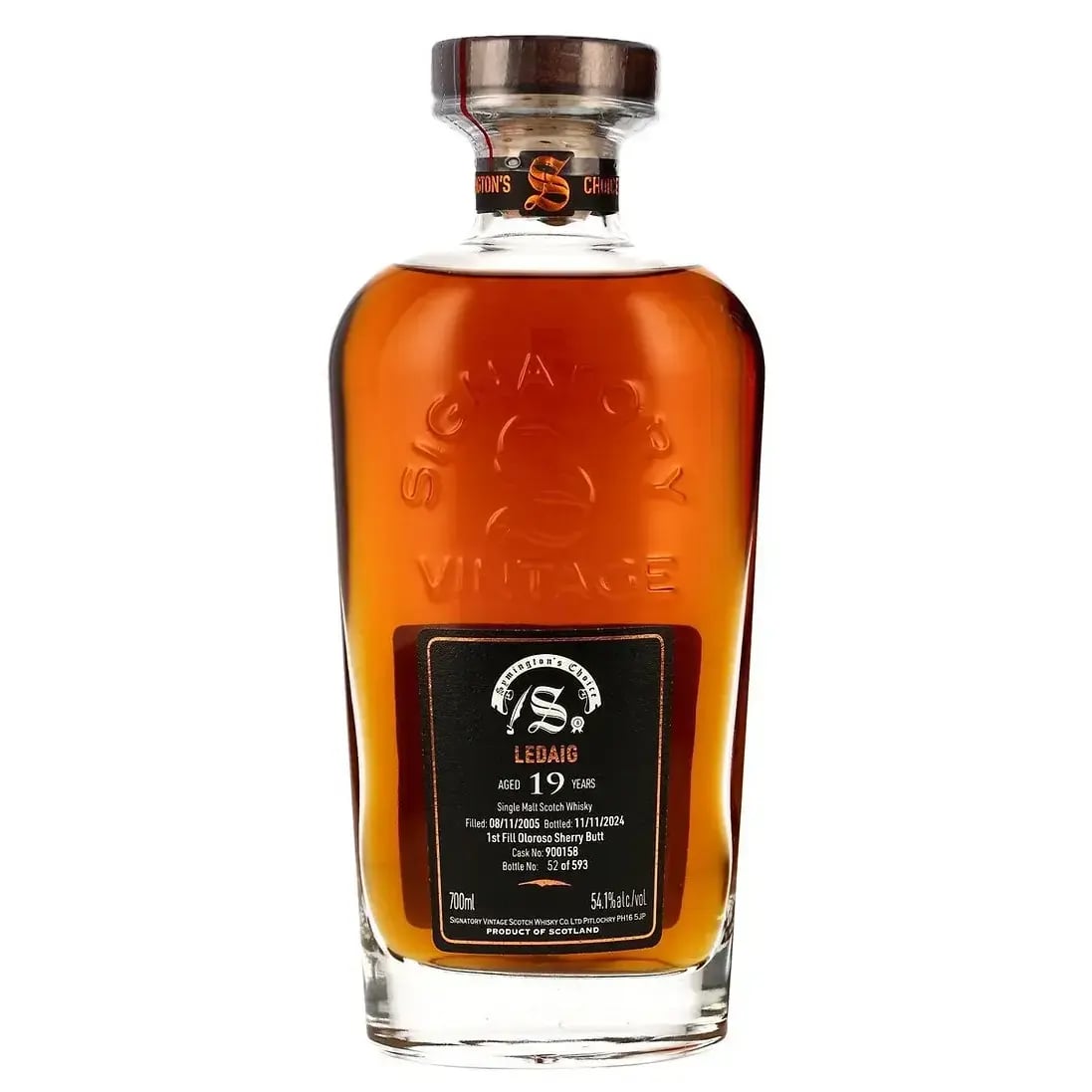 Ledaig 19 Years Old 2005 Cask Strength Collection Symington’s Choice Signatory Vintage 900158