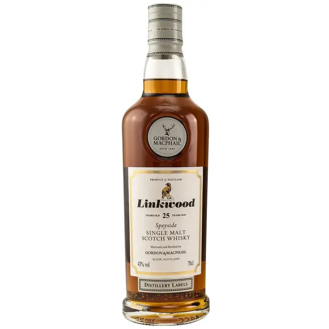 Linkwood 25 Years Old 1995 Distillery Labels Gordon & MacPhail