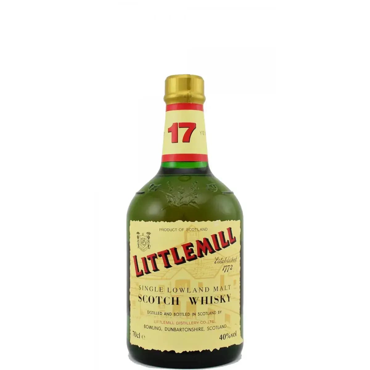 Littlemill 17 Years Old Single Lowland Malt Scotch Whisky