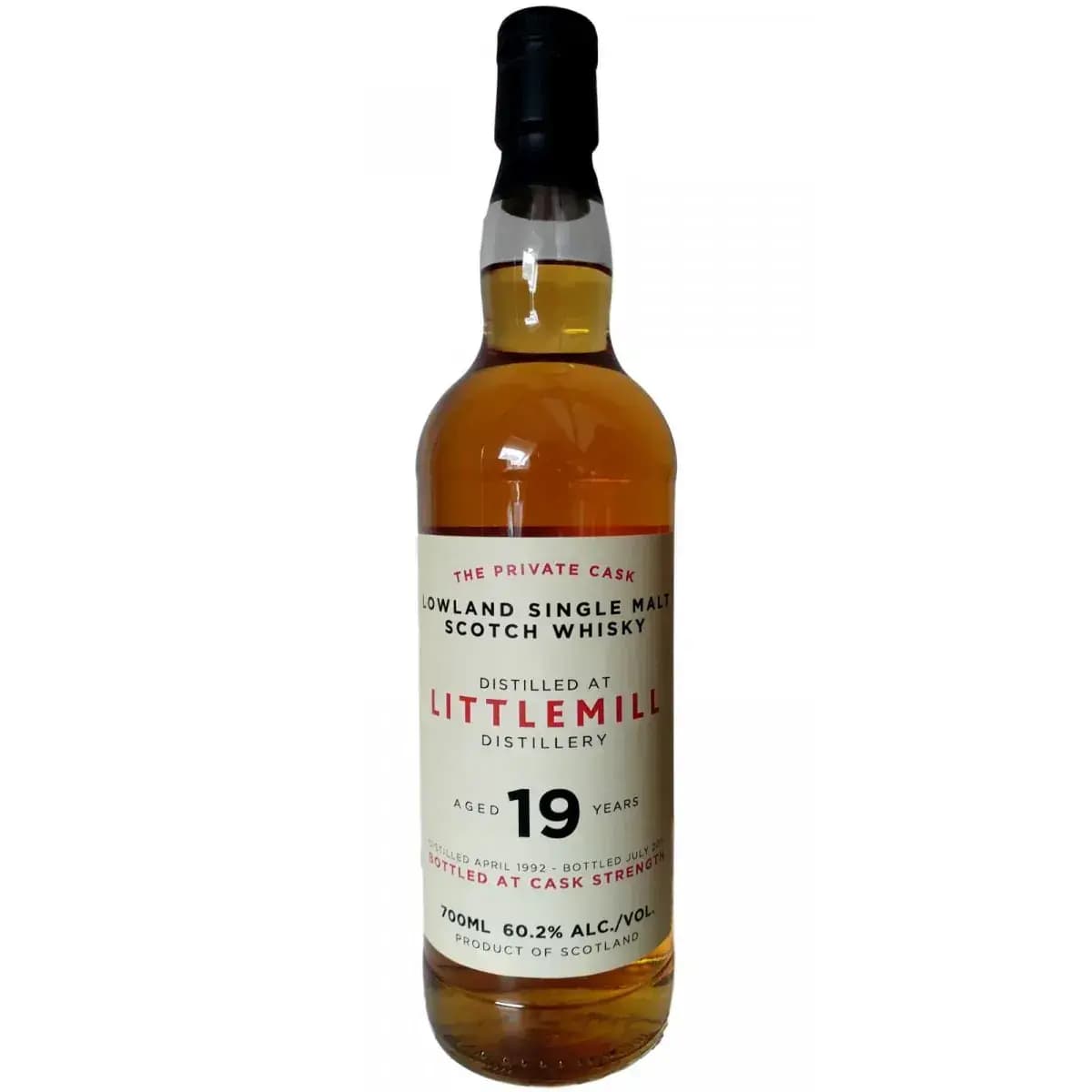 Littlemill 19 Years Old 1992 The Private Cask