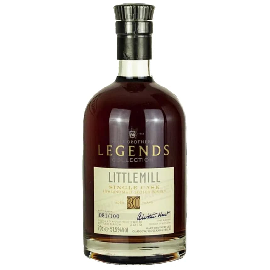 Littlemill 30 Years Old 1988 Legends Collection Hart Brothers