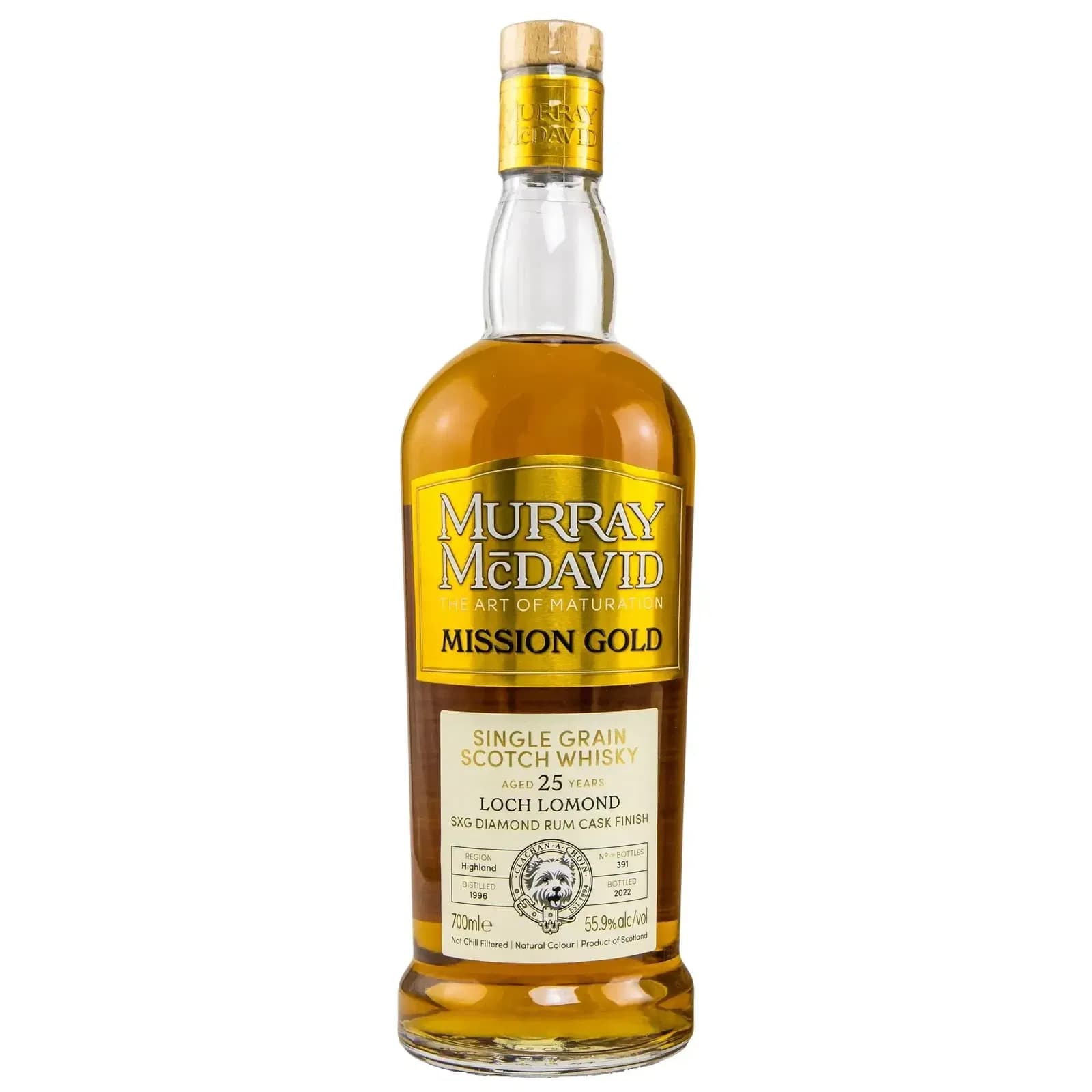 Loch Lomond 25 Years Old 1996 Mission Gold Murray McDavid