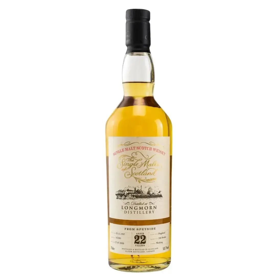 Longmorn 22 Years Old 1997 The Single Malts of Scotland Elixir Distillers 163301