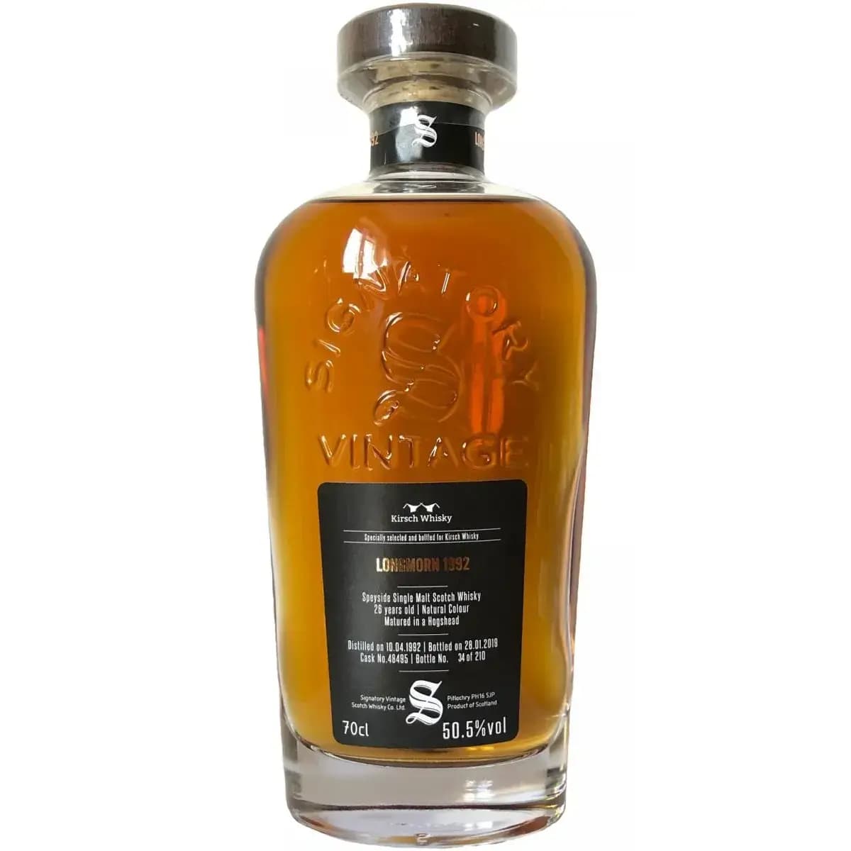 Longmorn 26 Years Old 1992 Cask Strength Collection Signatory Vintage 48495