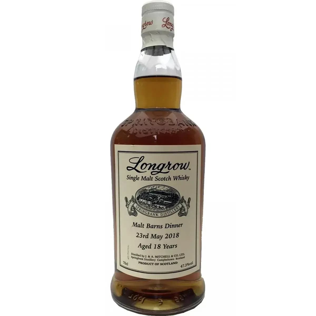 Longrow 18 Years Old Malt Barns Dinner