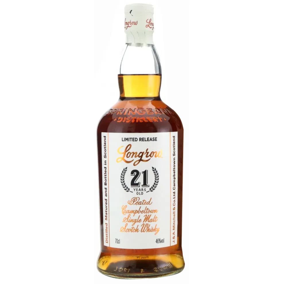 Longrow 21 Years Old 2023 Release Distillery Bottling