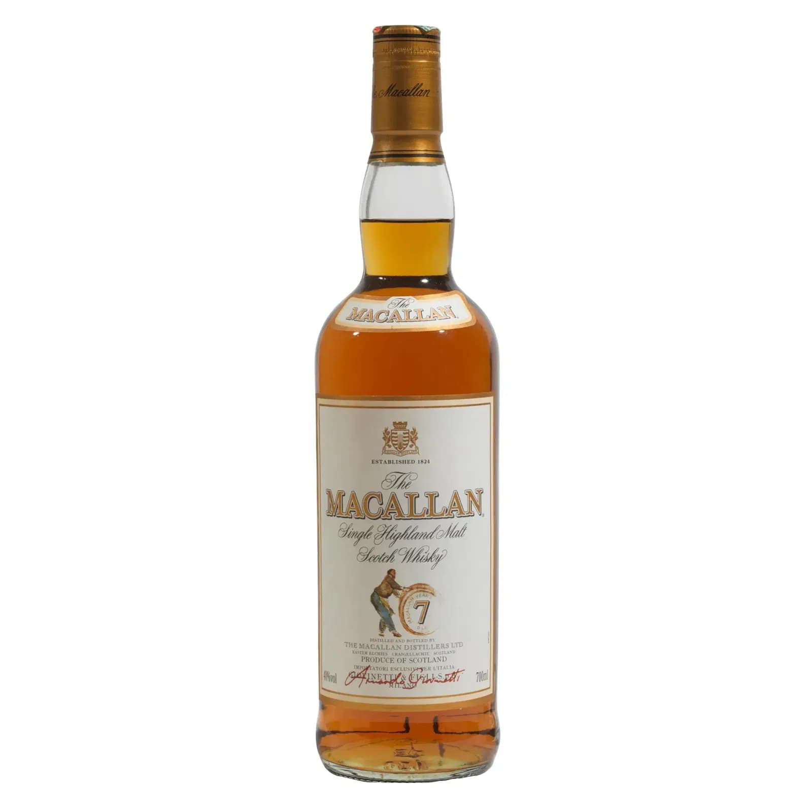 Macallan 7 Years Old Giovinetti & Figli Import