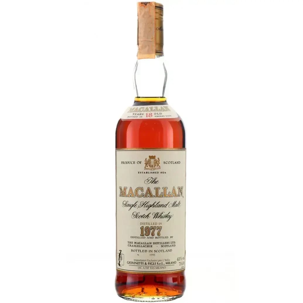 Macallan 18 Years Old 1977 Vintage