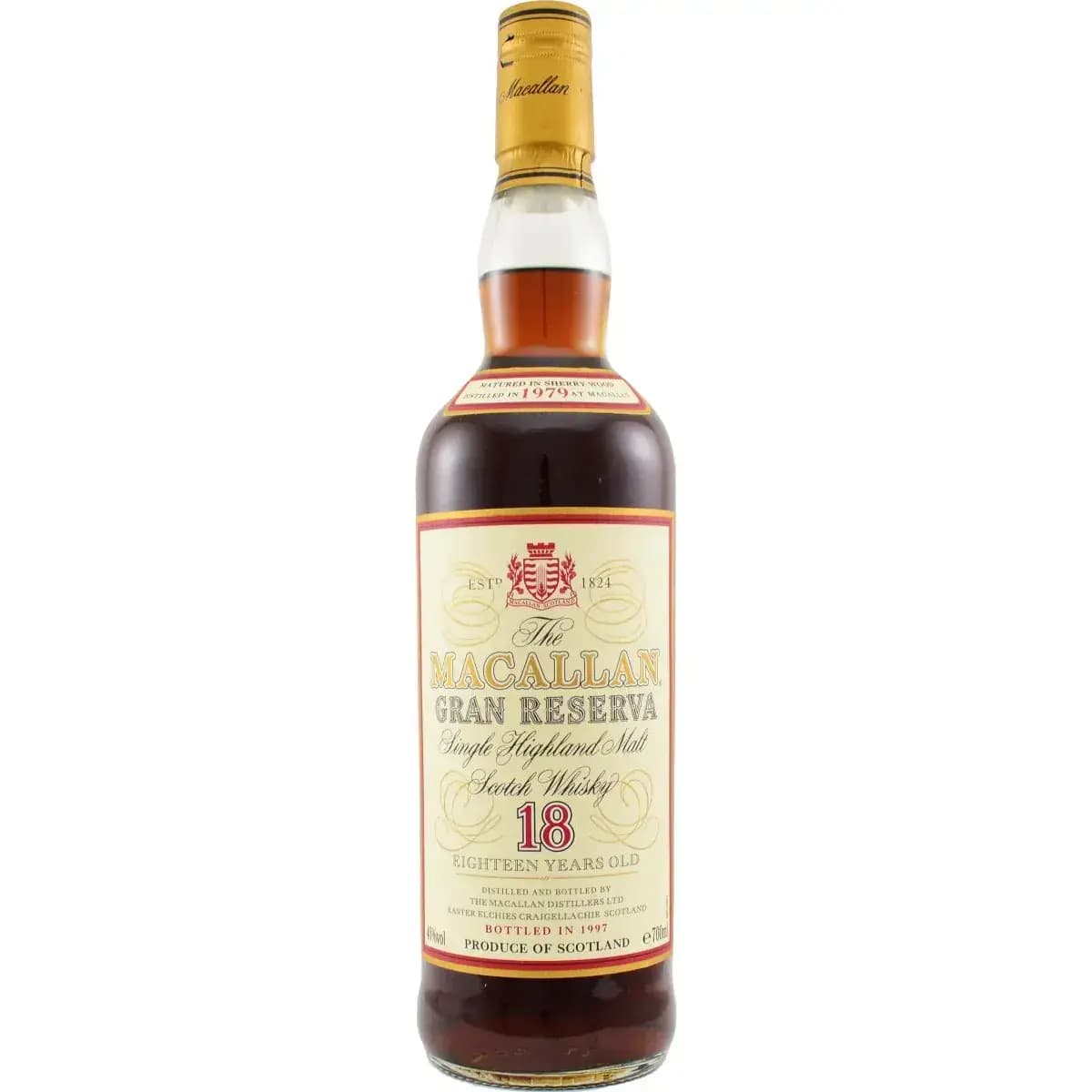 Macallan 18 Years Old 1979 Gran Reserva