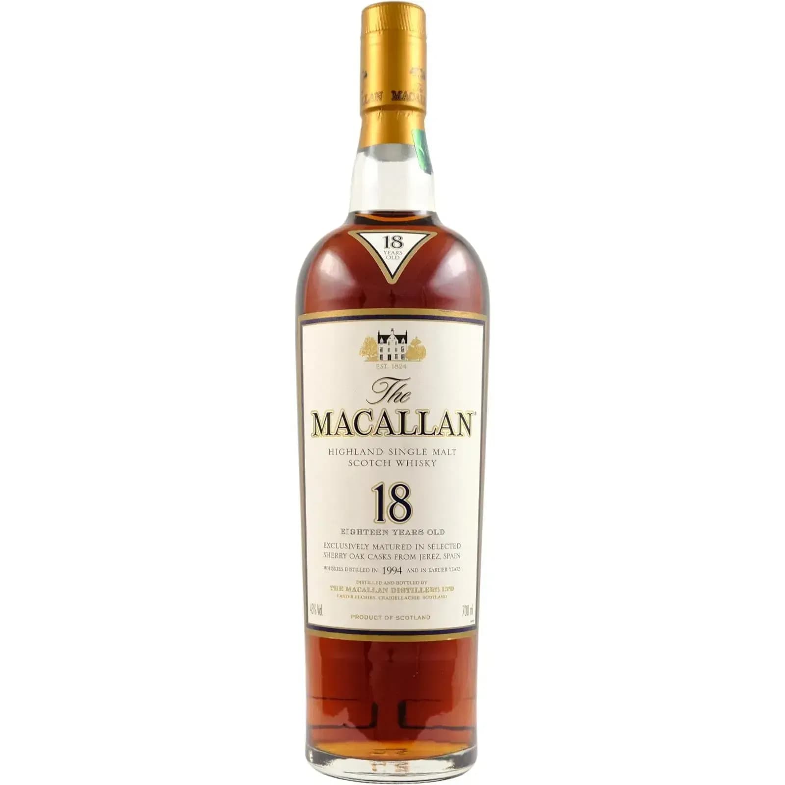 Macallan 18 Years Old 1994 Sherry Oak