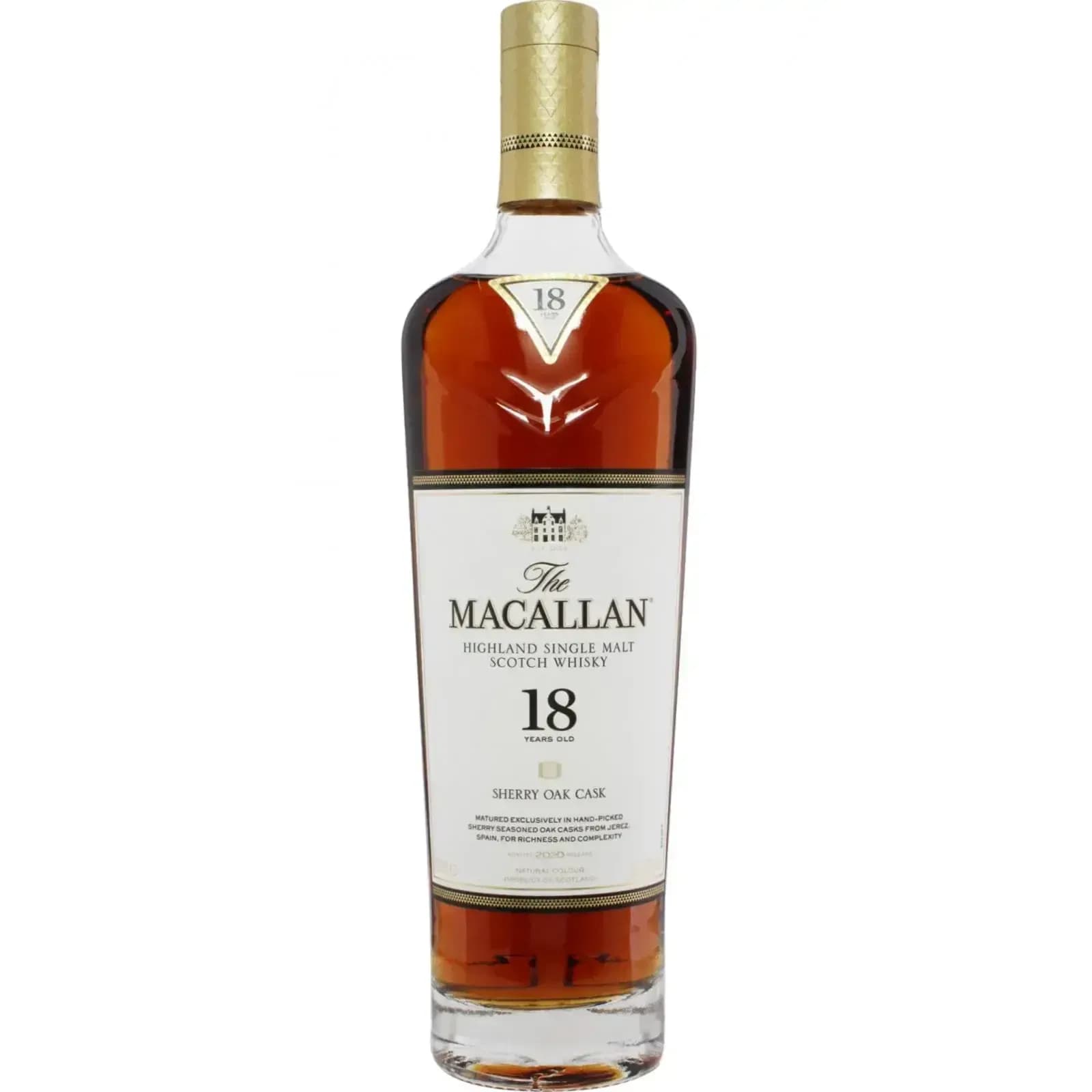 Macallan 18 Years Old Sherry Oak 2020 Release
