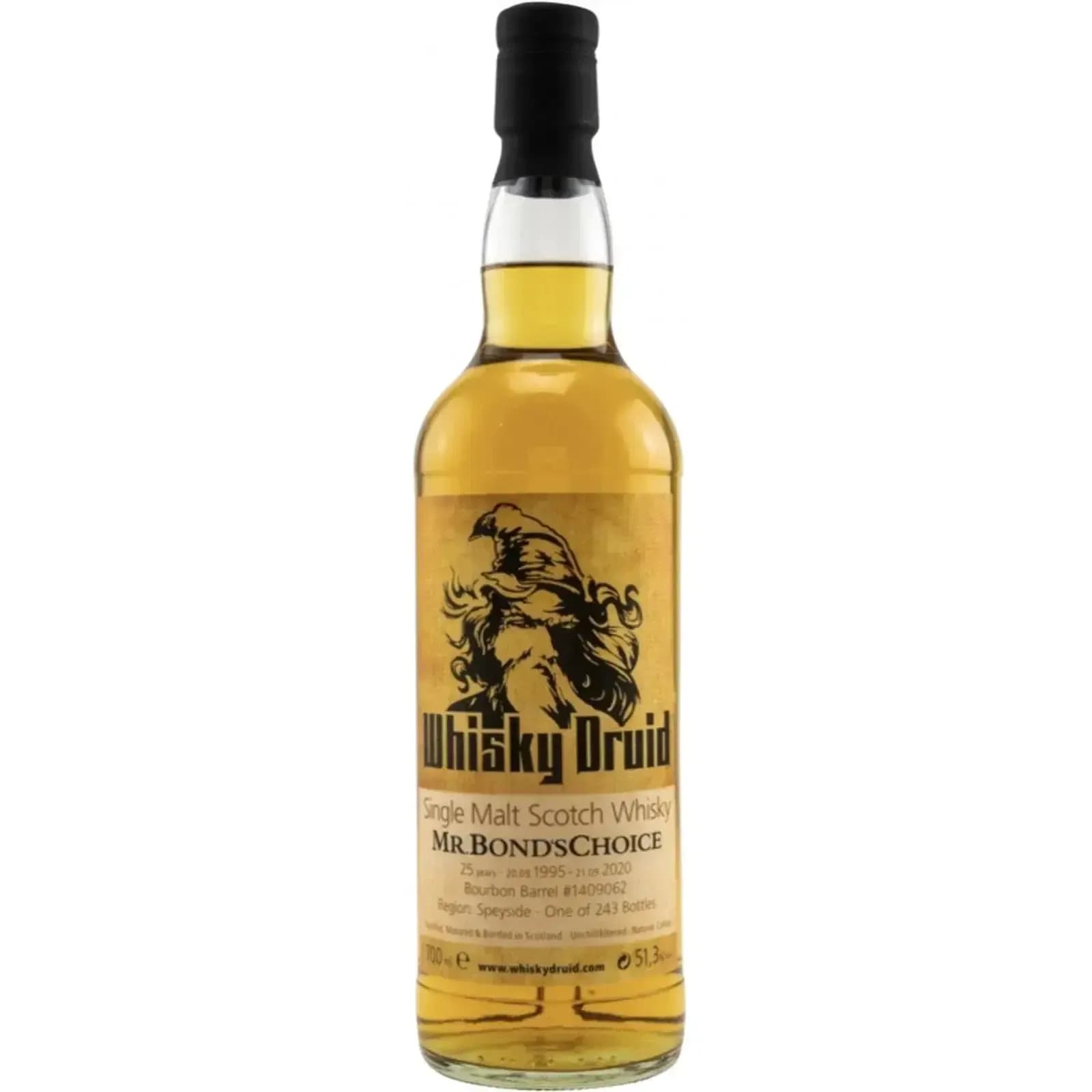 Macallan 25 Years Old 1995 Mr. Bond's Choice Whisky Druid