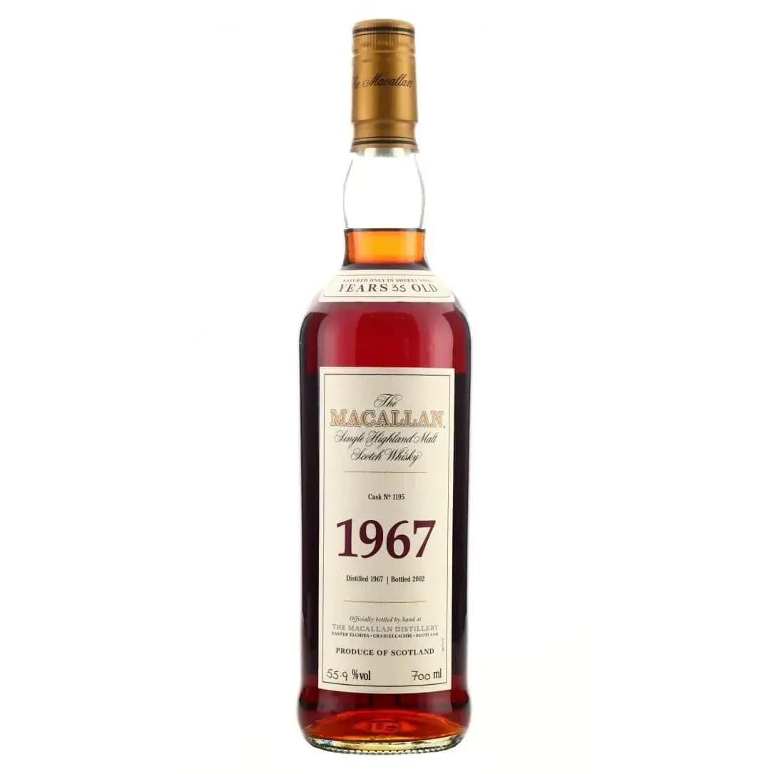 Macallan 35 Years Old 1967 Fine & Rare Cask Nr.1195