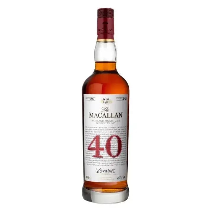 Macallan 40 Years Old The Red Collection