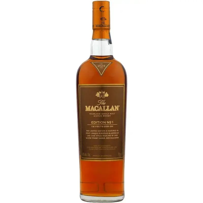 Macallan Edition No 1 Limited Release Wooden Box
