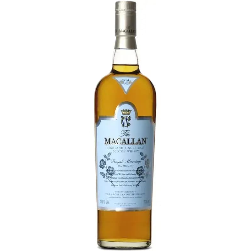 Macallan Royal Marriage Hrh Prince William To Catherine Middleton
