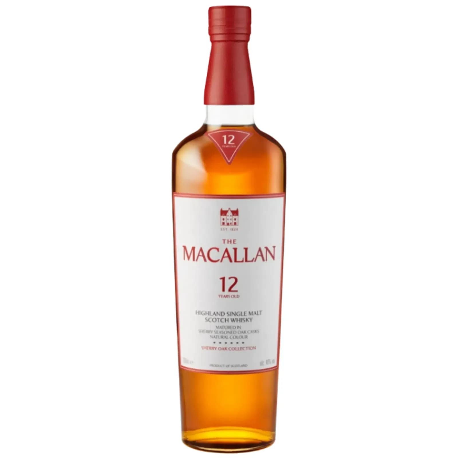 Macallan 12 Years Old Sherry Oak Single Malt Whisky