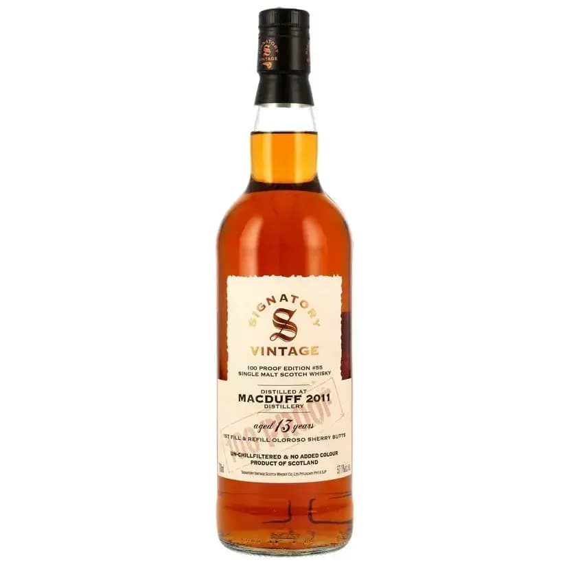Macduff 13 Years Old 2011 100 Proof Edition 55 Signatory Vintage
