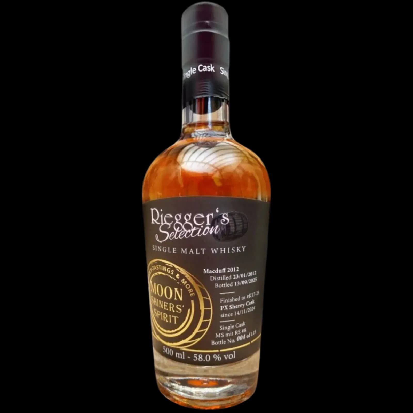 Macduff 13 Years Old Moonshiners' Spirit With Riegger'S Selection
