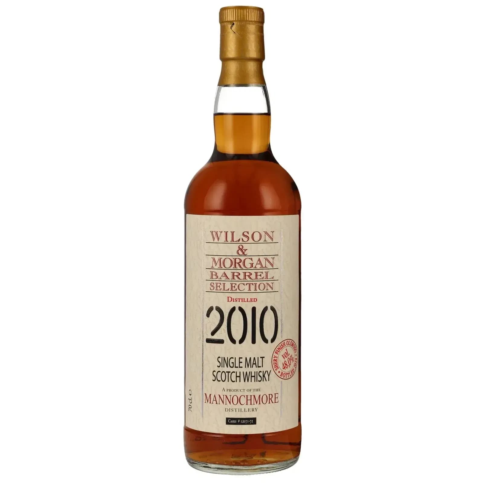 Mannochmore 14 Years Old 2010 Barrel Selection Wilson & Morgan 12071 + 12072