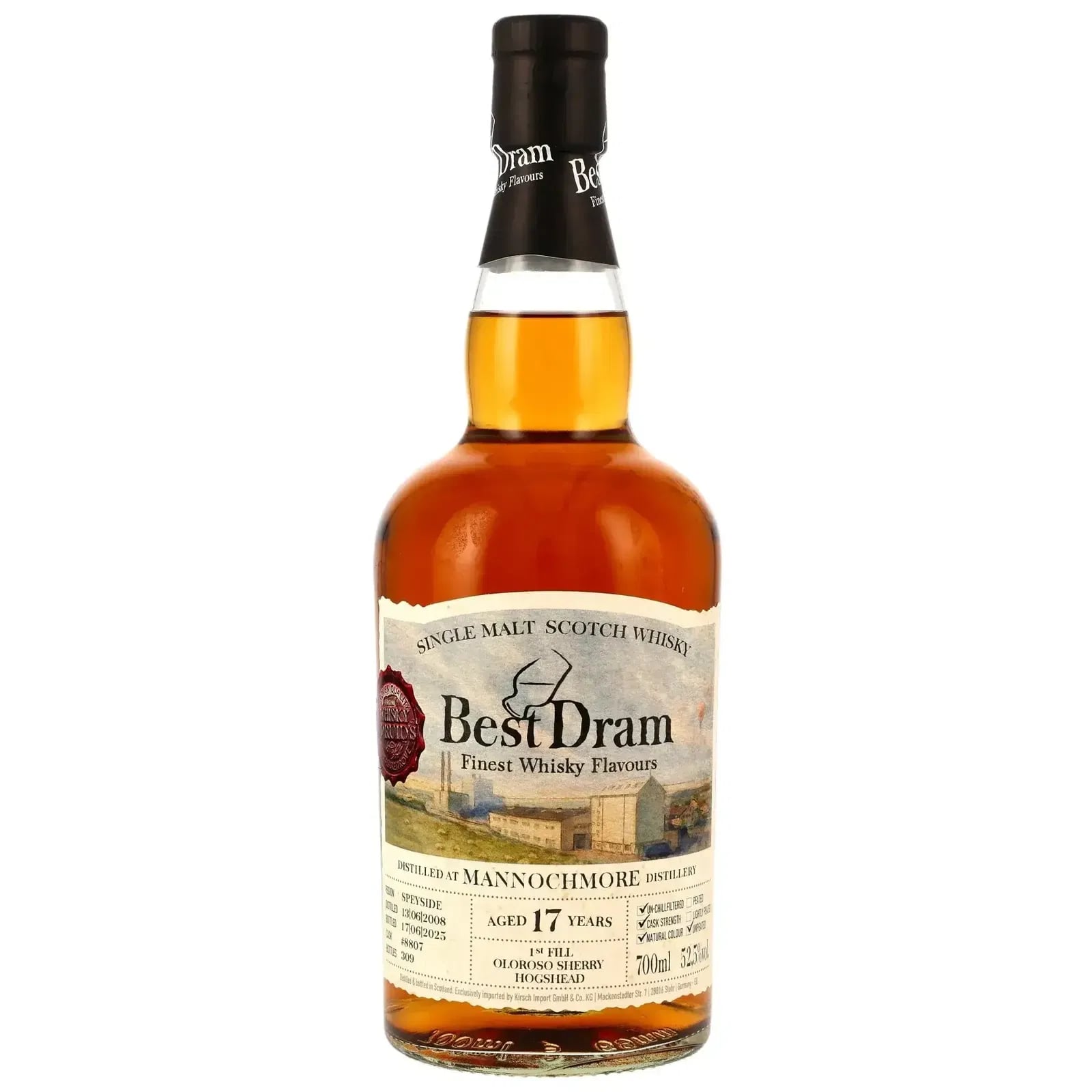 Mannochmore 17 Years Old 2008 Best Dram 8807