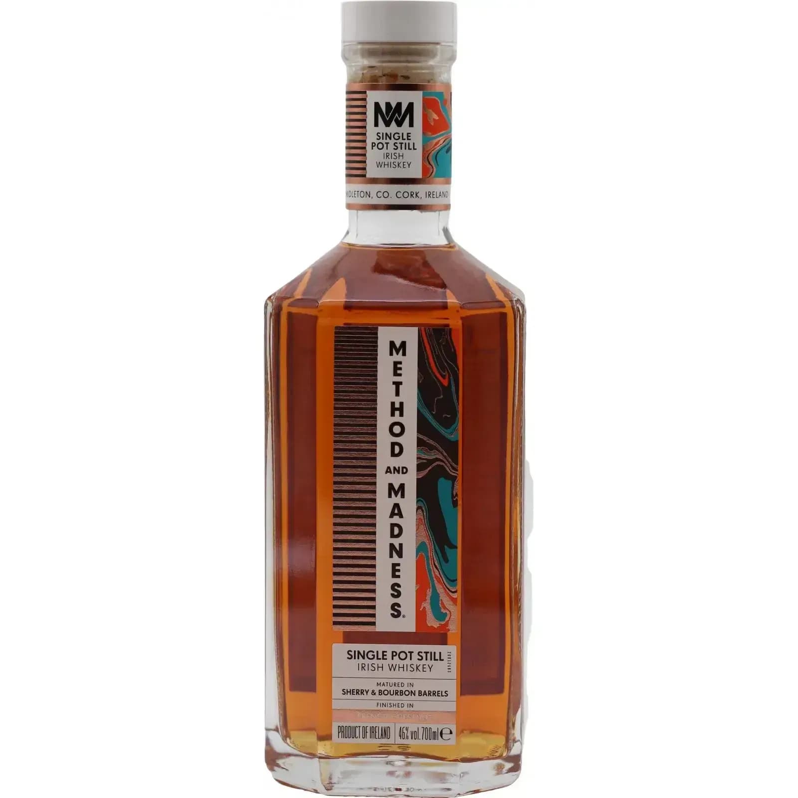 Method And Madness Single Pot Still Irish Whiskey Finished In French Chestnut