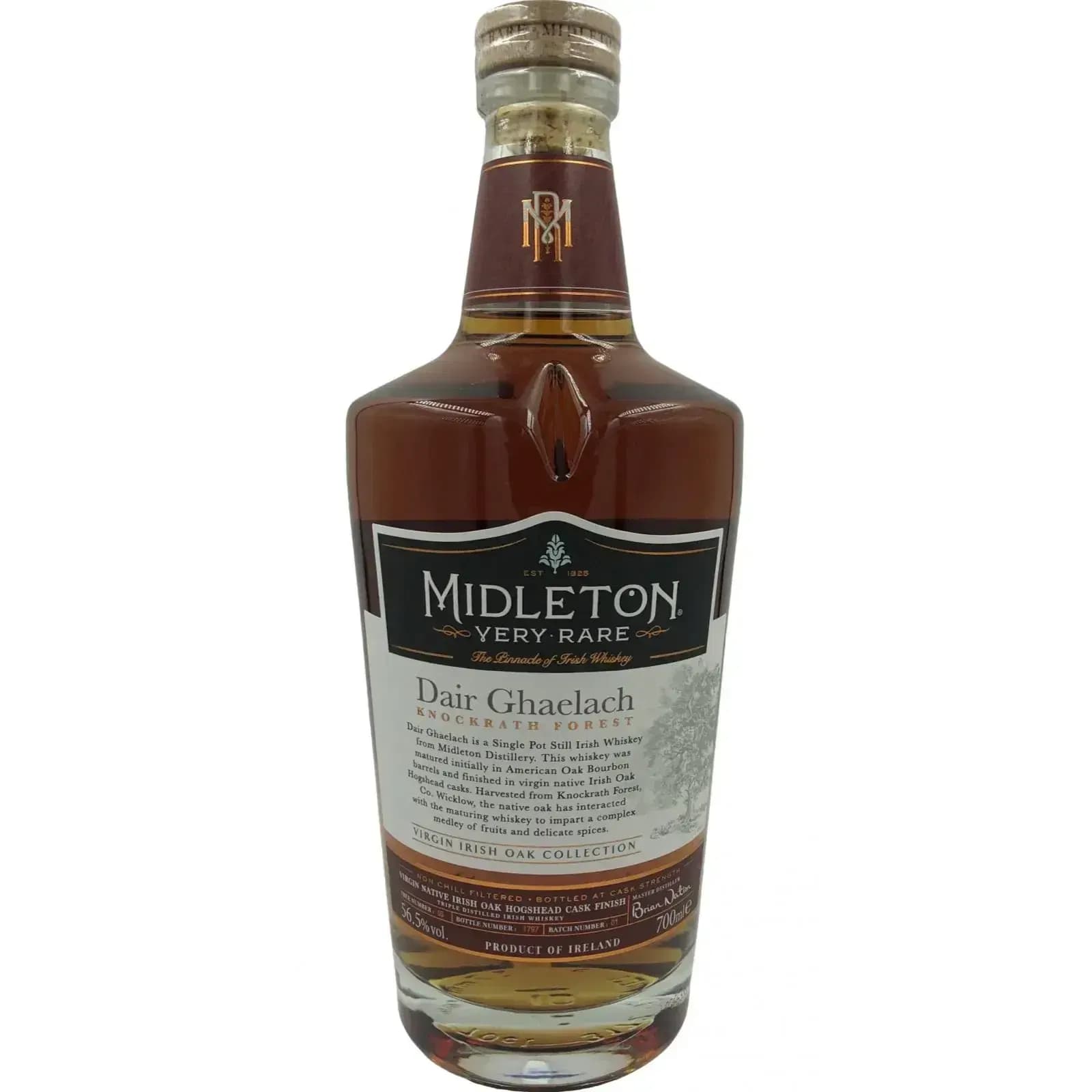 Midleton Dair Ghaelach Knockrath Forest Tree 5 Virgin Irish Oak Collection Batch 1