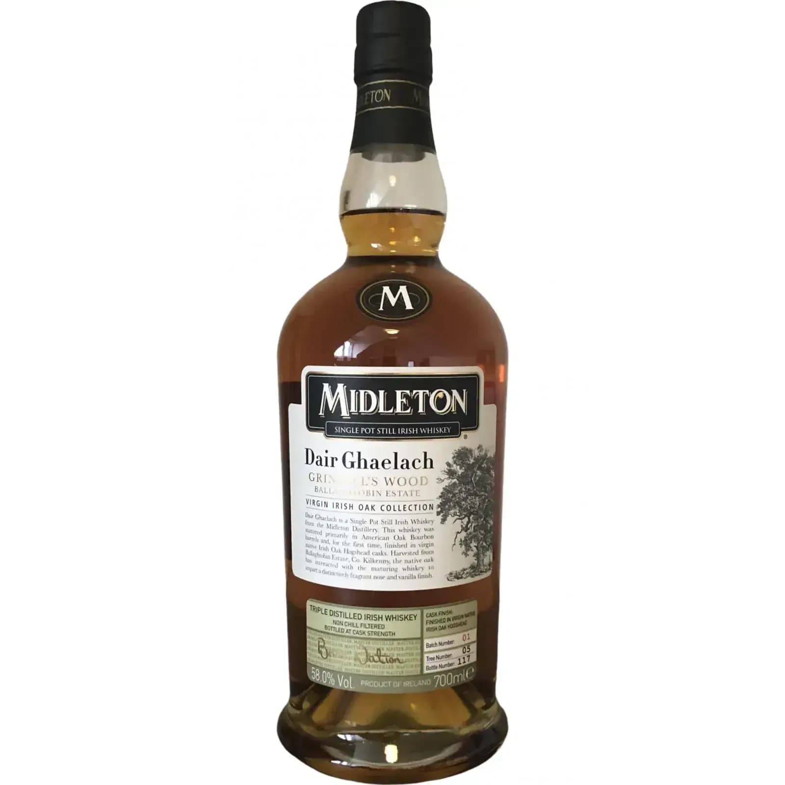 Midleton Dair Ghaelach Tree 5 Virgin Irish Oak Collection