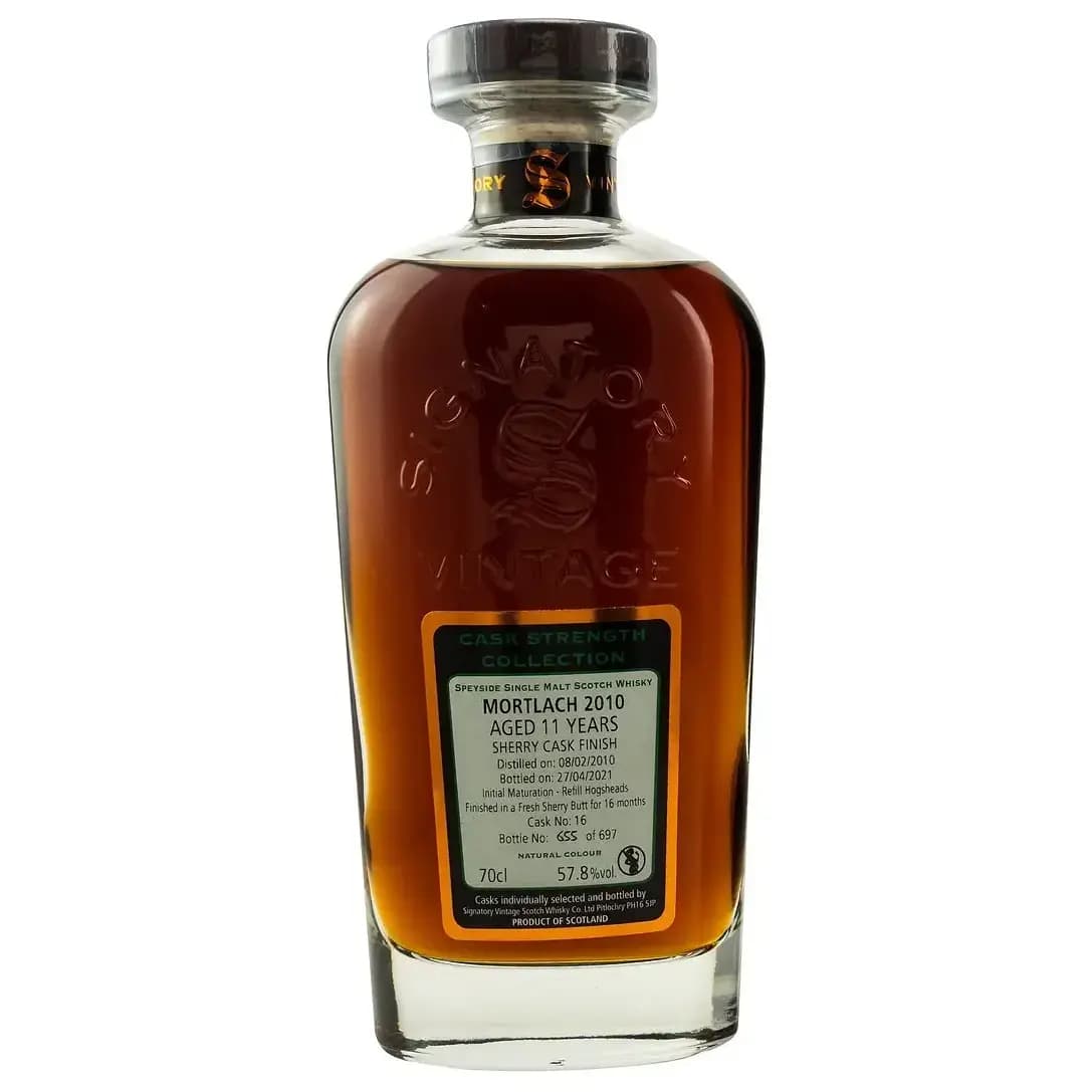 Mortlach 11 Years Old 2010 Cask Strength Collection Signatory Vintage 16