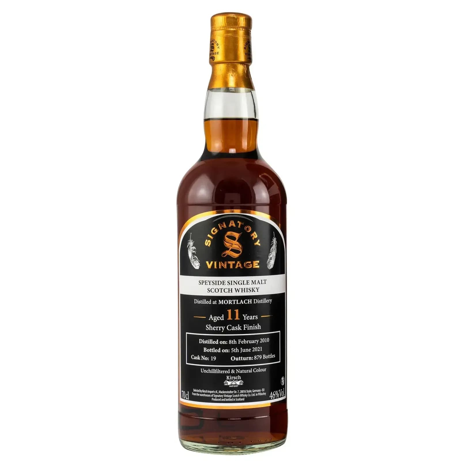 Mortlach 11 Years Old 2010 Cask Strength Signatory Vintage 19