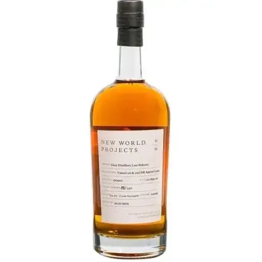 New World Projects First Distillery Last Release Cask Strength Batch 160902