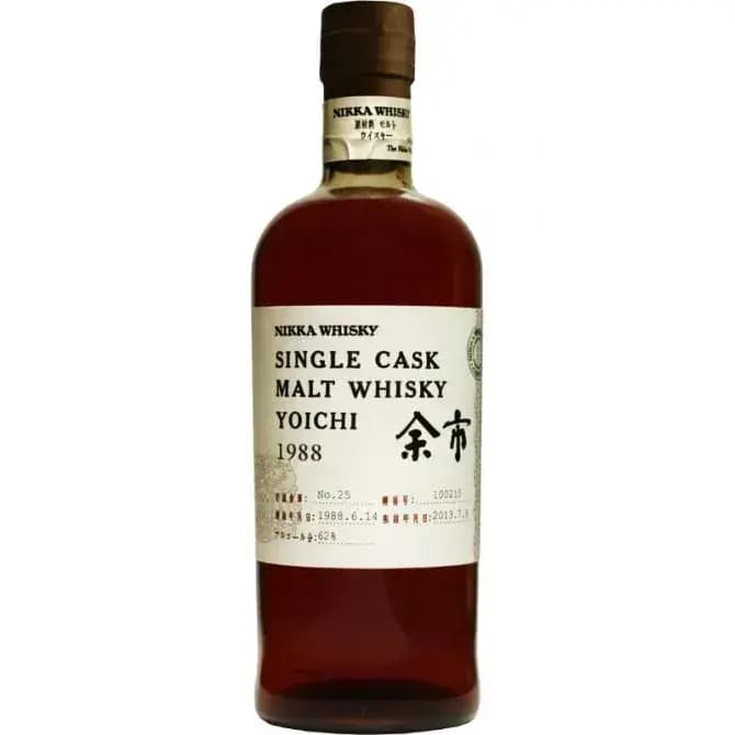 Nikka Yoichi 25 Years Old 1988 Single Cask Warehouse #25 Cask Nr.100215