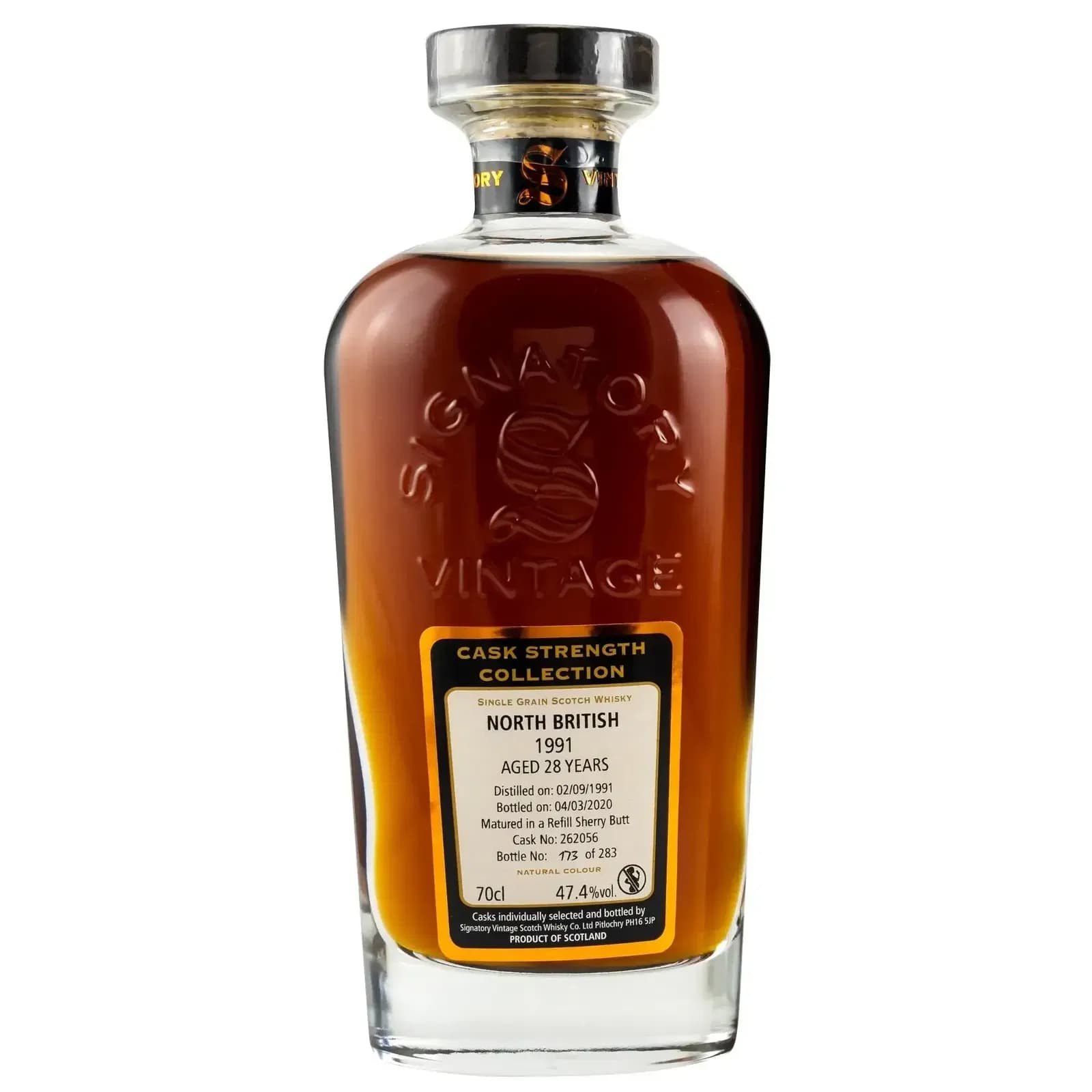 North British 28 Years Old 1991 Cask Strength Collection Signatory Vintage 262056