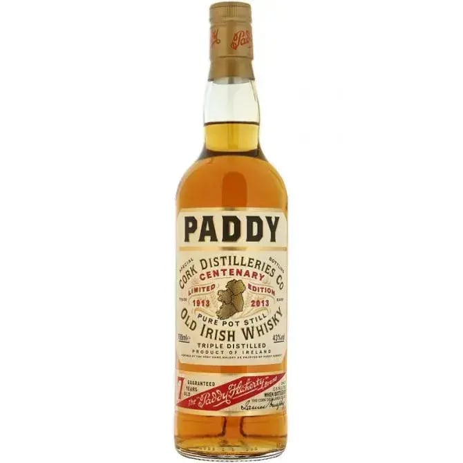 Paddy Centenary 1913 2013 Limited Edition 7 Years Old