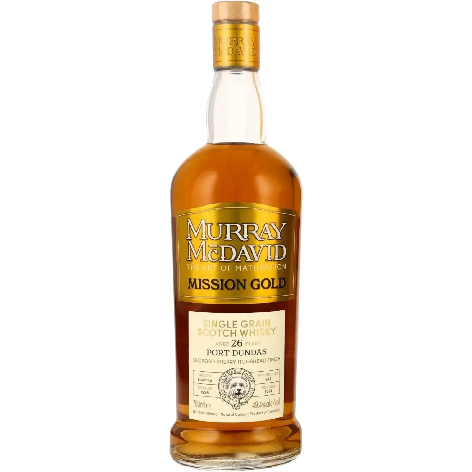 Port Dundas 26 Years Old 1998 Mission Gold Murray McDavid 2410052