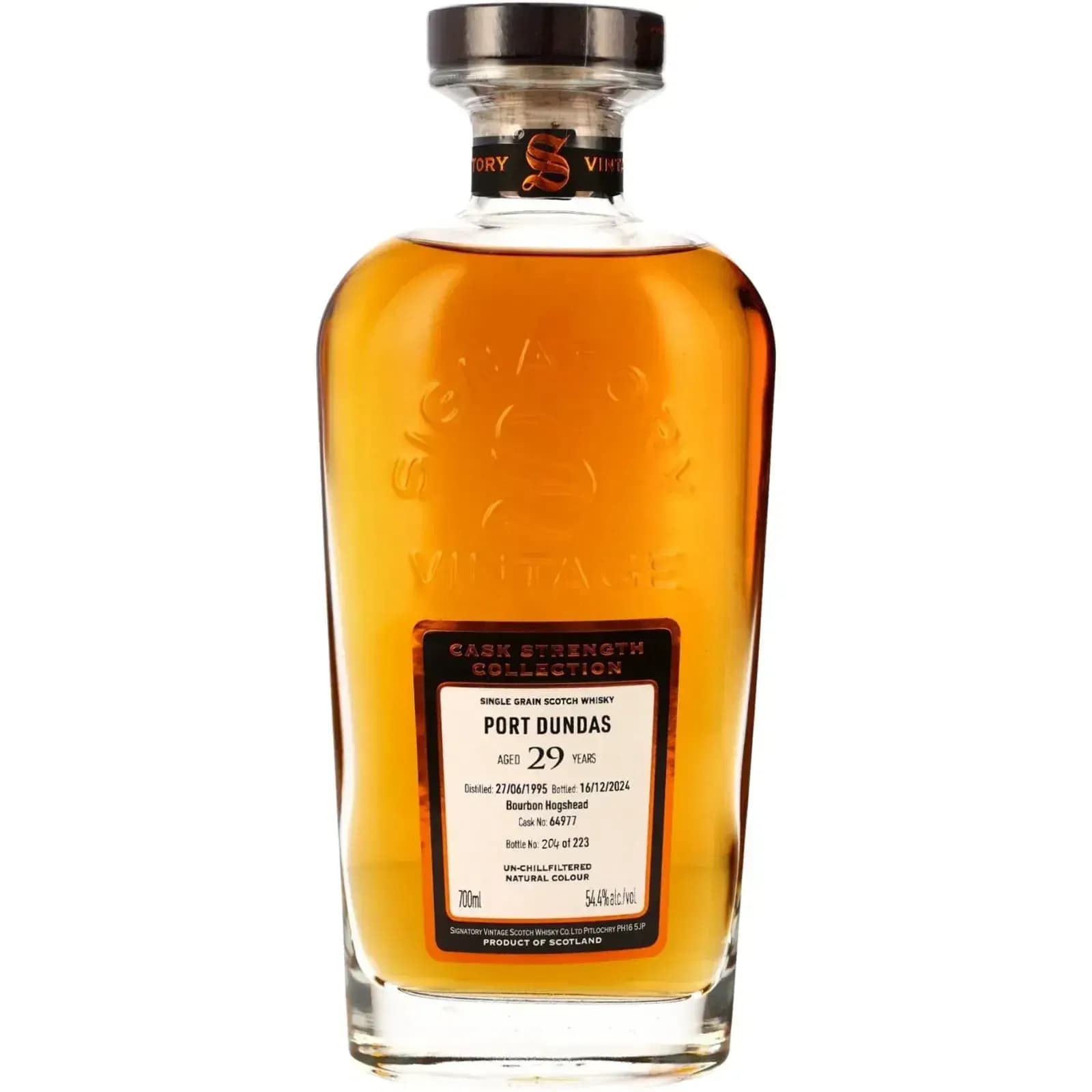Port Dundas 29 Years Old 1995 Cask Strength Collection Signatory Vintage 64977