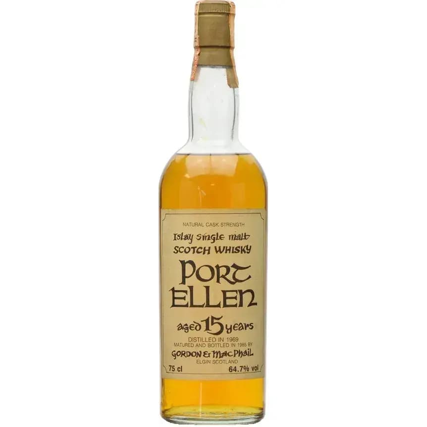 Port Ellen 15 Year Old 1969 Gordon and MacPhail Cask Strength Celtic Label