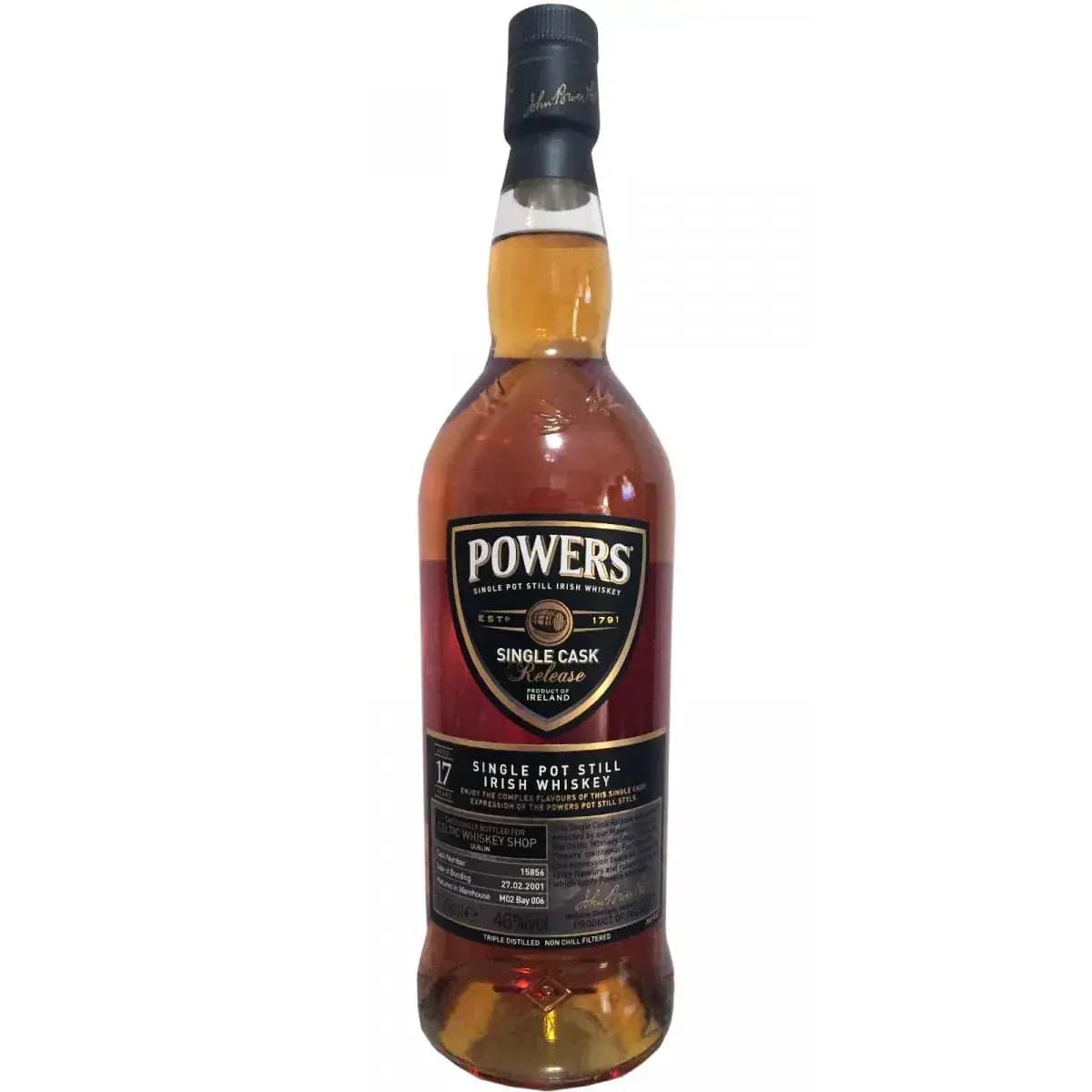 Powers 2001 Single Cask Release Cask Nr.15856 17 Years Old