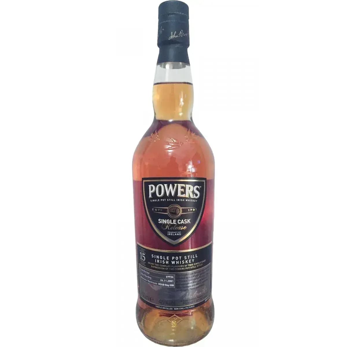 Powers 2001 Single Cask Release Cask Nr.69934 15 Years Old