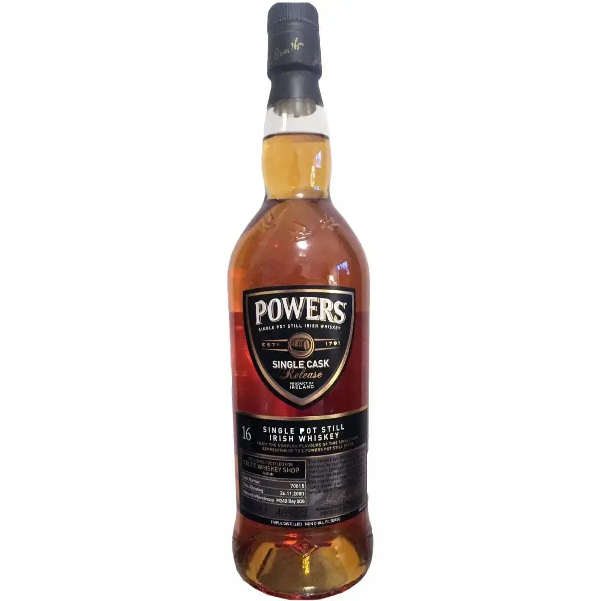 Powers 2001 Single Cask Release Cask Nr.70015 16 Years Old