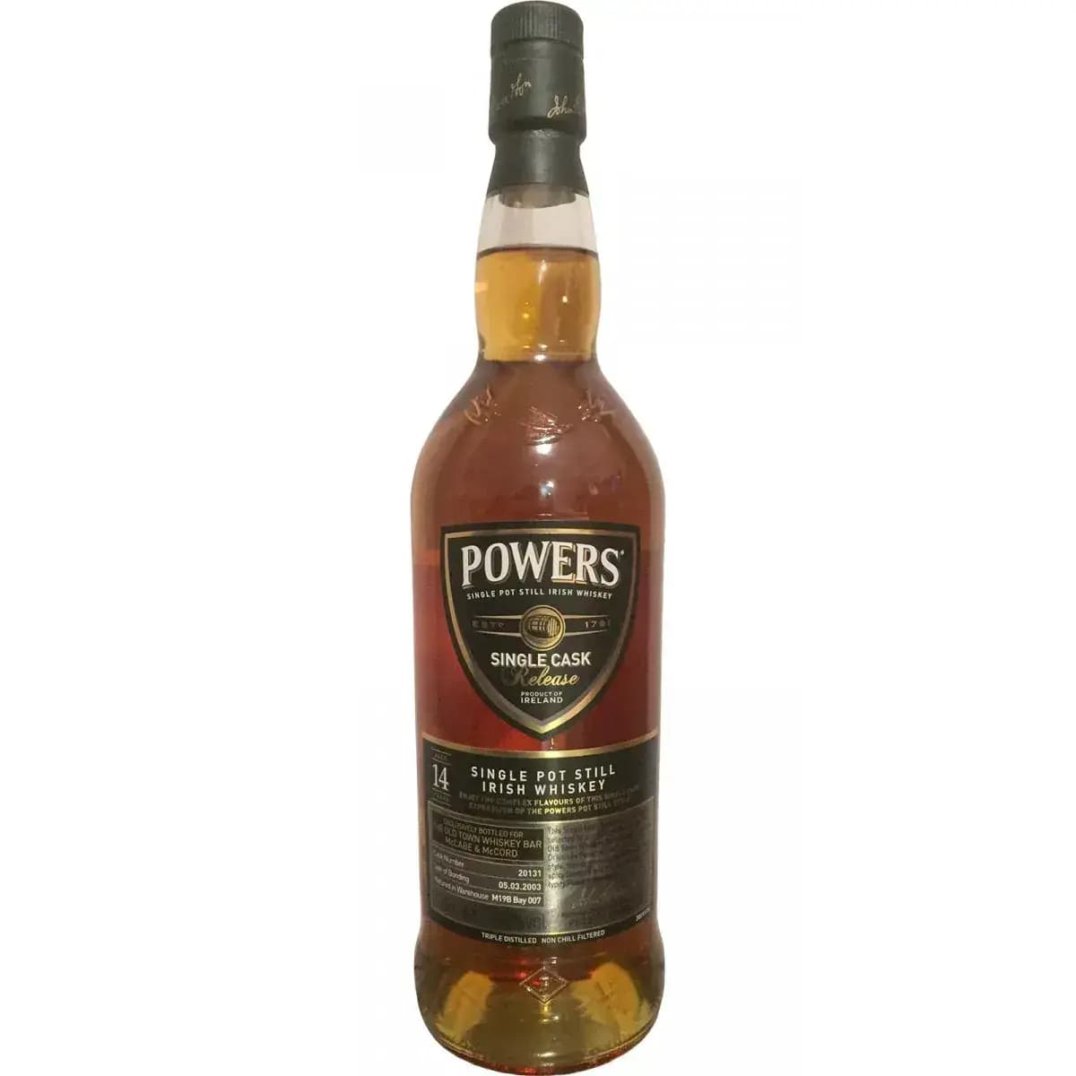 Powers 2003 Single Cask Release Cask Nr.20131 14 Years Old